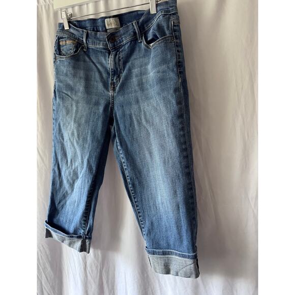 Levi's 515 Capri Jeans - Size 10, Classic Blue Wash - Picture 3 of 15